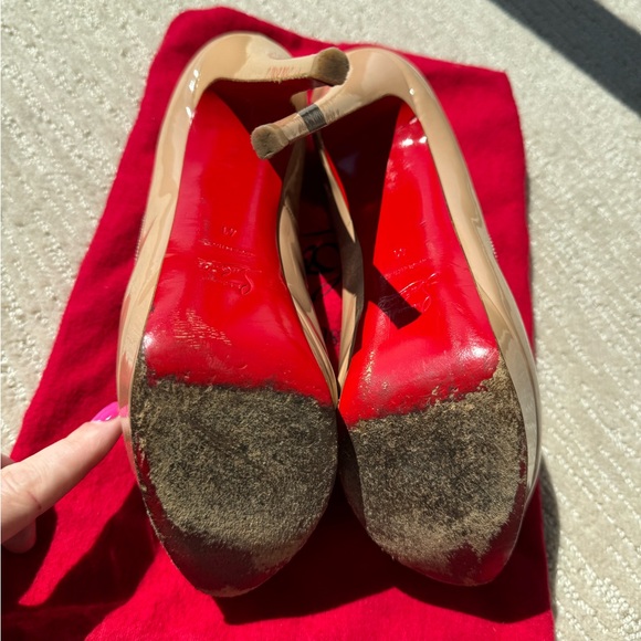 Christian Louboutin Lady Peep 150 Nude - Size 41 - Picture 4 of 8